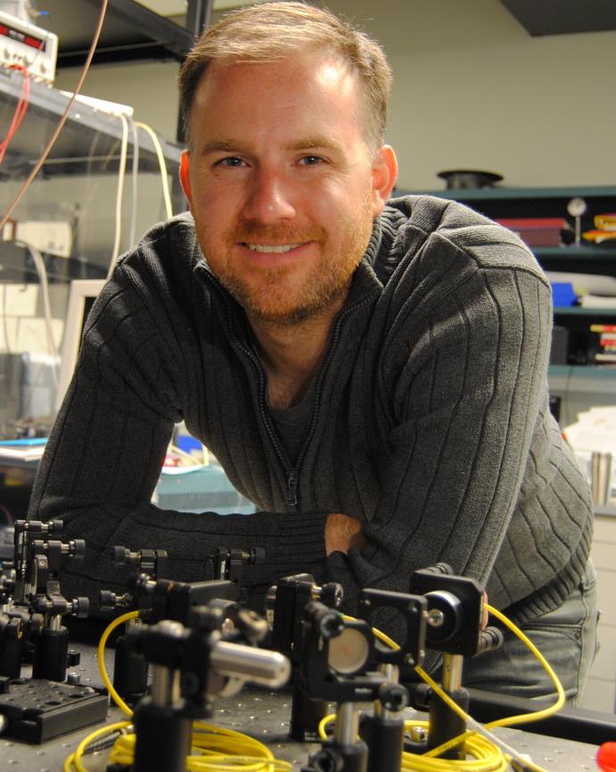 Neil in the lab